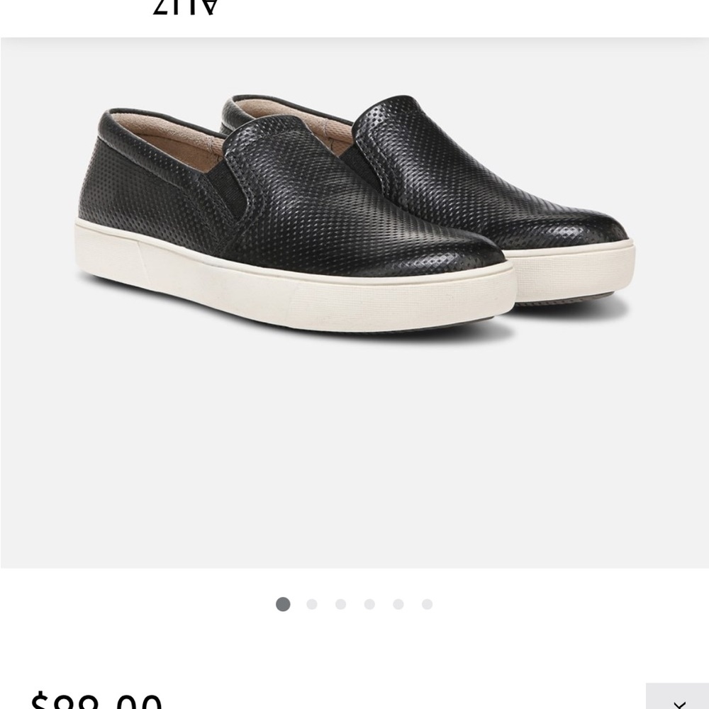 Naturalizer Black Textured Slip-On Sneakers
